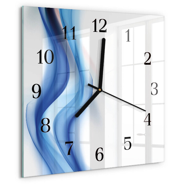 Reloj de vidrio Humo abstracto