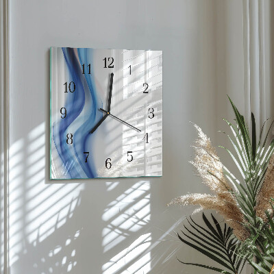 Reloj de vidrio Humo abstracto