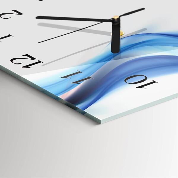 Reloj de vidrio Humo abstracto