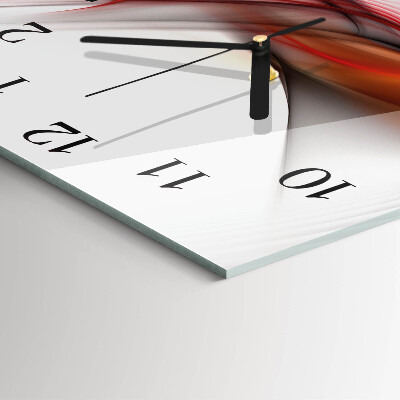 Reloj de vidrio Líneas abstractas