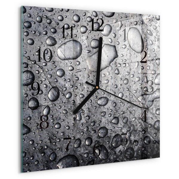 Reloj de vidrio Gotas