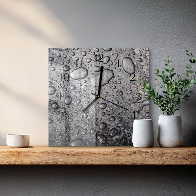 Reloj de vidrio Gotas