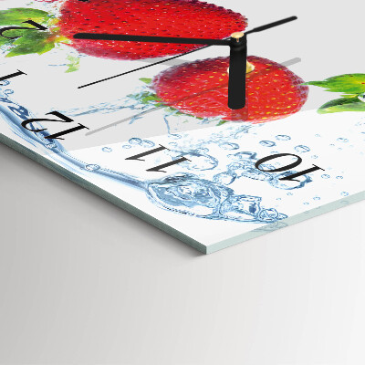 Reloj de vidrio fresas