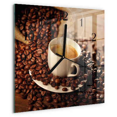 Reloj de vidrio Taza de café