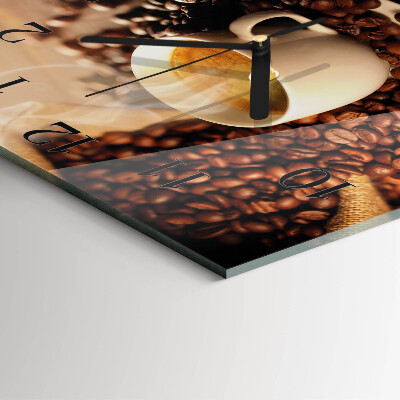Reloj de vidrio Taza de café