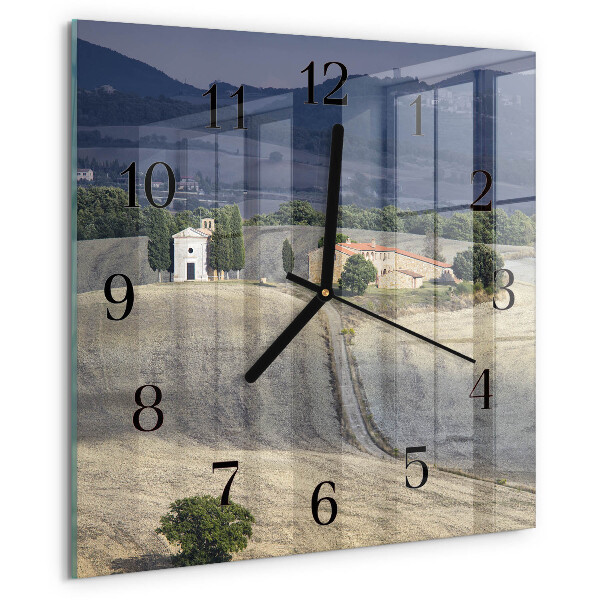 Reloj de vidrio Paisaje