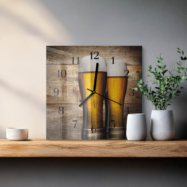 Reloj de vidrio Cerveza