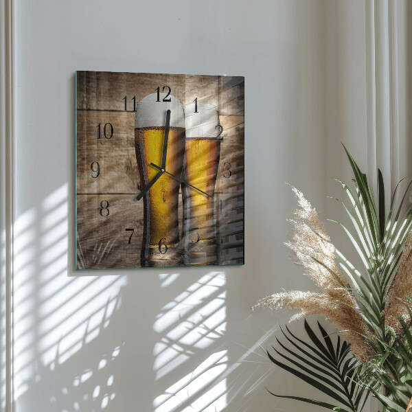 Reloj de vidrio Cerveza