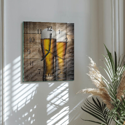 Reloj de vidrio Cerveza