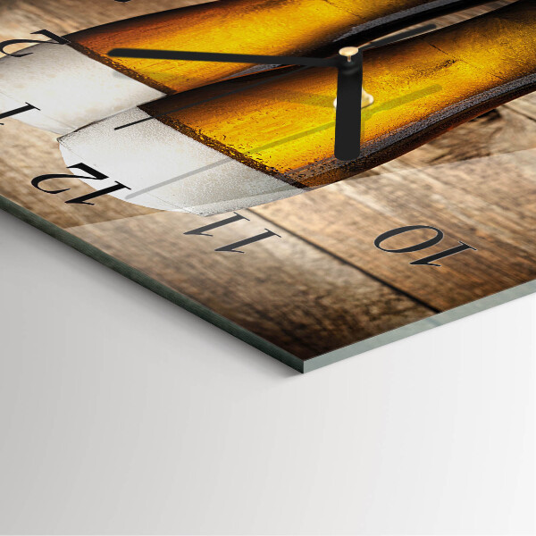 Reloj de vidrio Cerveza