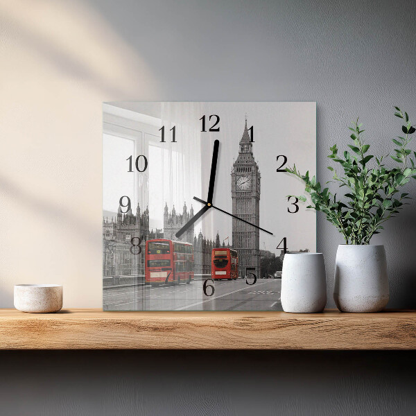 Reloj de vidrio Londres