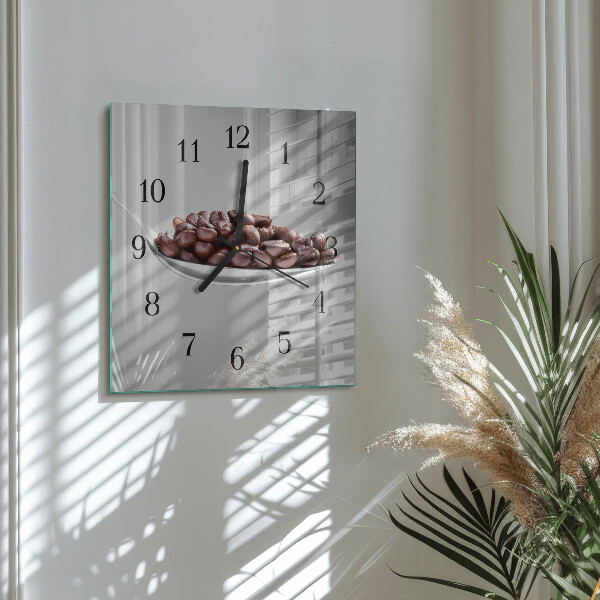 Reloj de vidrio Una cucharada de café