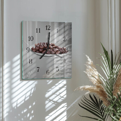 Reloj de vidrio Una cucharada de café