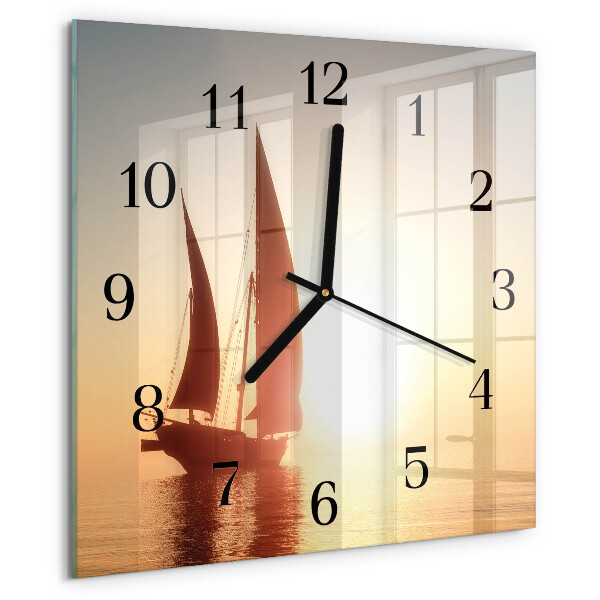 Reloj de vidrio Velero
