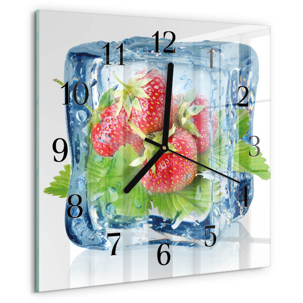 Reloj de vidrio Helado de fresa