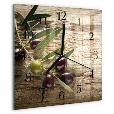 Reloj de vidrio Aceitunas