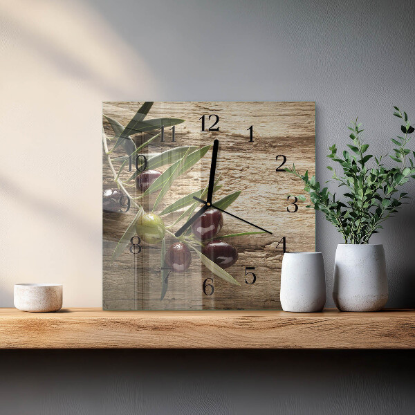 Reloj de vidrio Aceitunas
