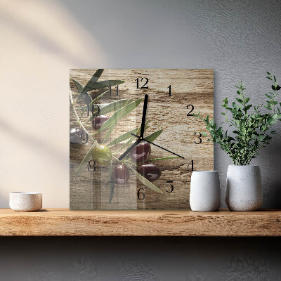 Reloj de vidrio Aceitunas