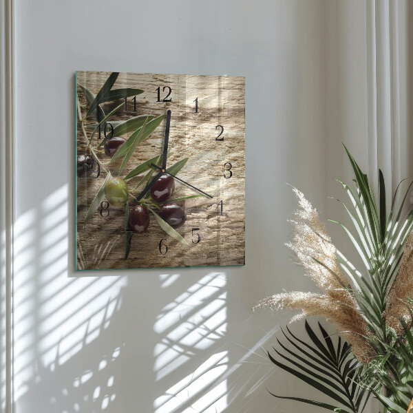 Reloj de vidrio Aceitunas