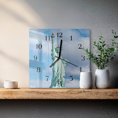 Reloj de vidrio Estatua de la Libertad