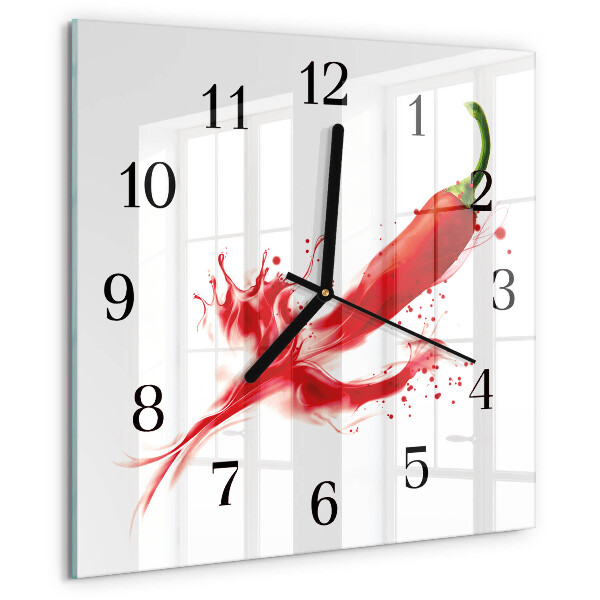 Reloj de vidrio Ají picante