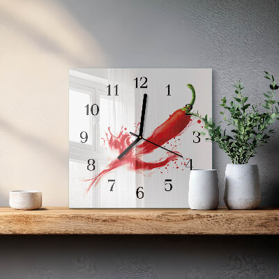 Reloj de vidrio Ají picante