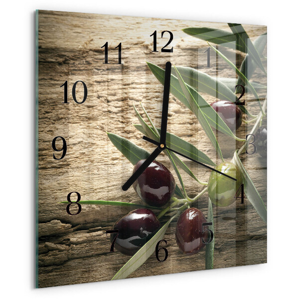 Reloj de vidrio Aceitunas