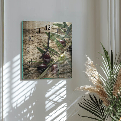 Reloj de vidrio Aceitunas