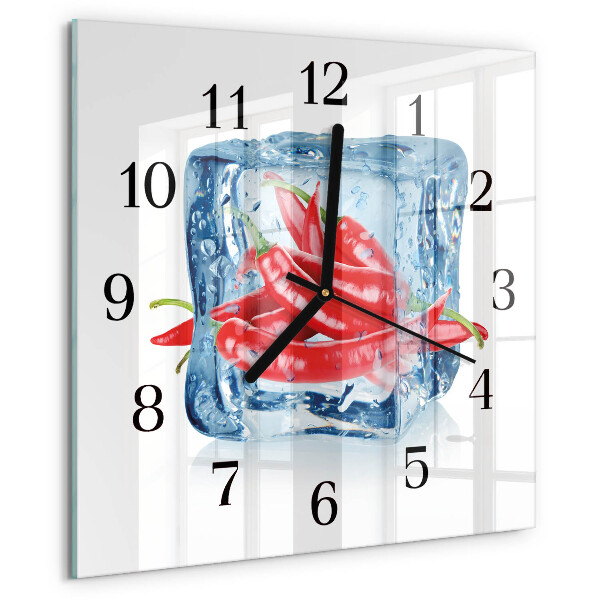 Reloj de vidrio Chili con helado