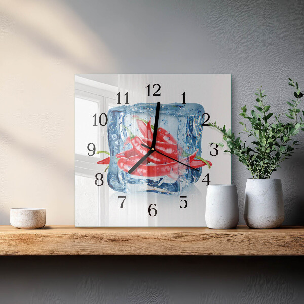 Reloj de vidrio Chili con helado