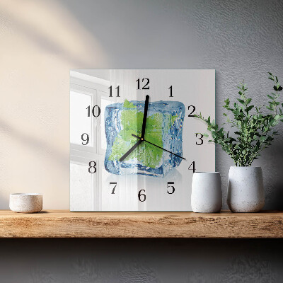 Reloj de vidrio Menta helada