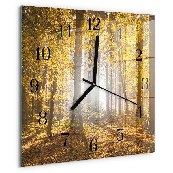 Reloj de vidrio Otoño en el bosque