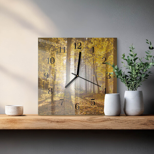 Reloj de vidrio Otoño en el bosque