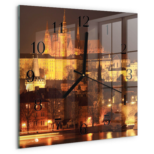 Reloj de vidrio Praga