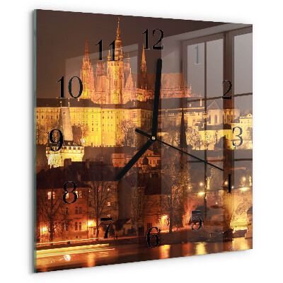 Reloj de vidrio Praga
