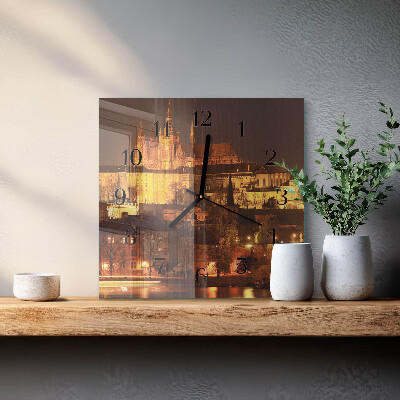 Reloj de vidrio Praga