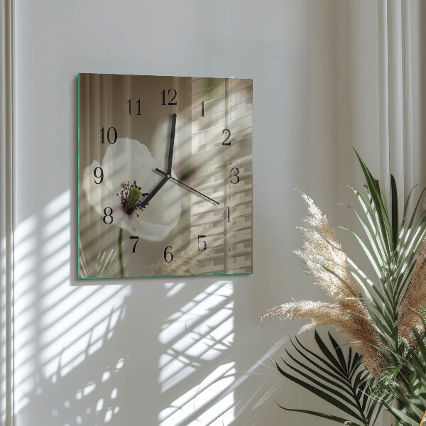 Reloj de vidrio Amapola