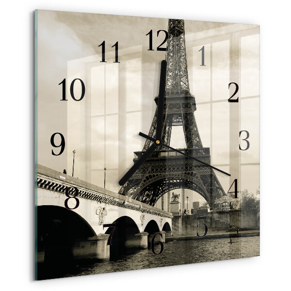 Reloj de vidrio París