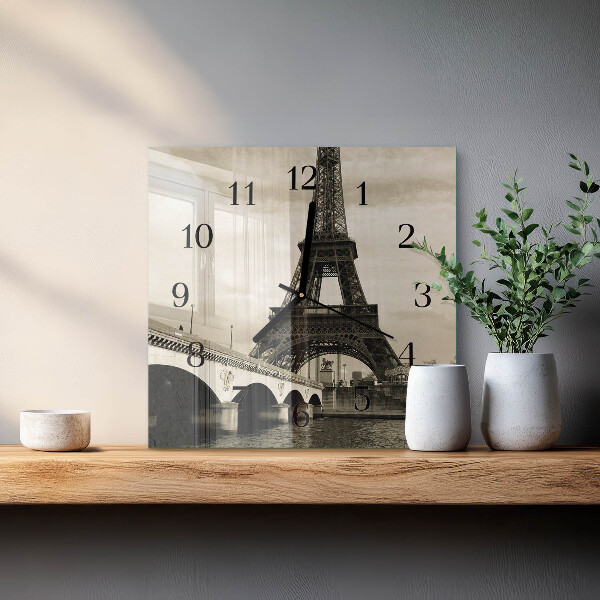 Reloj de vidrio París