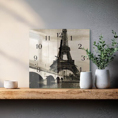 Reloj de vidrio París