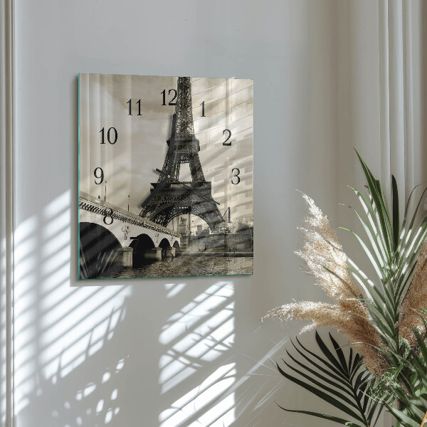 Reloj de vidrio París