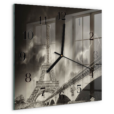 Reloj de vidrio París