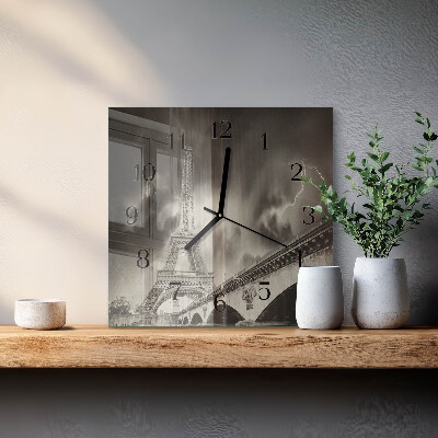Reloj de vidrio París