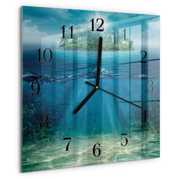 Reloj de vidrio Fondo del mar