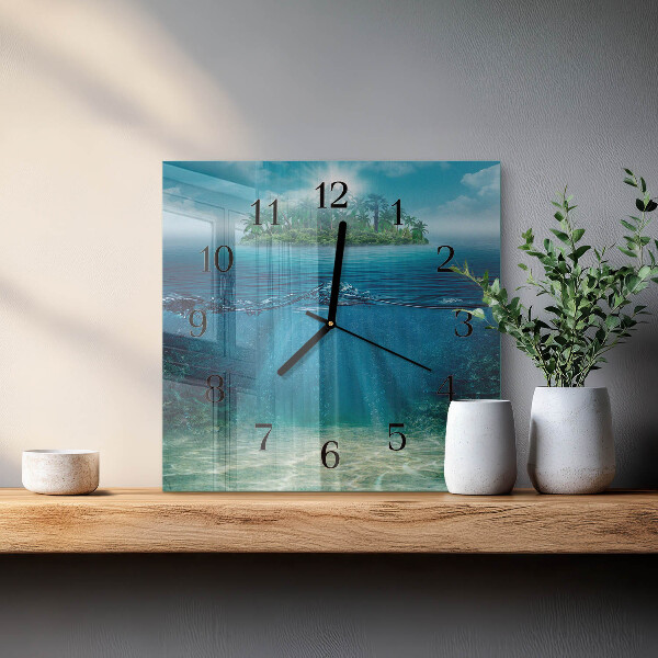 Reloj de vidrio Fondo del mar