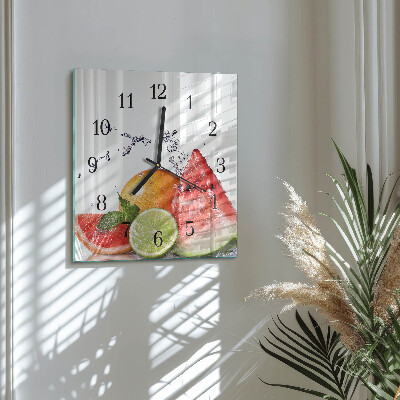 Reloj de vidrio Fruta