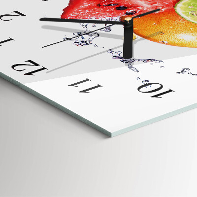 Reloj de vidrio Fruta