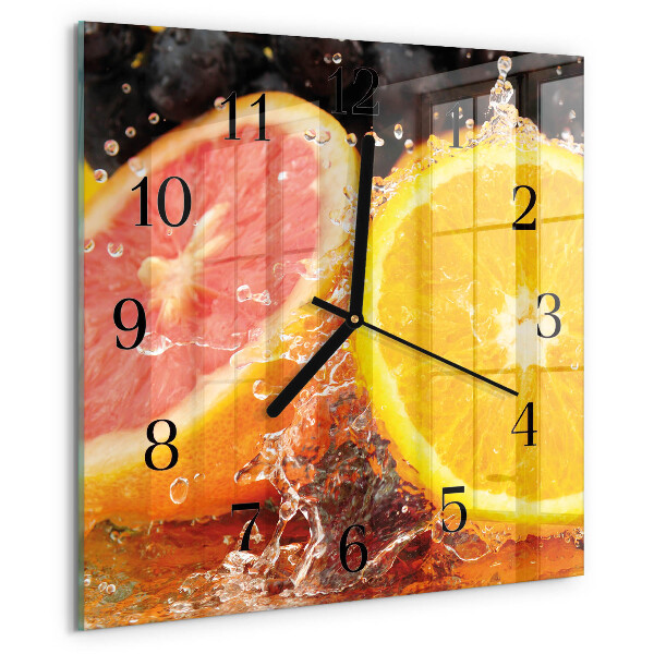 Reloj de vidrio Fruta
