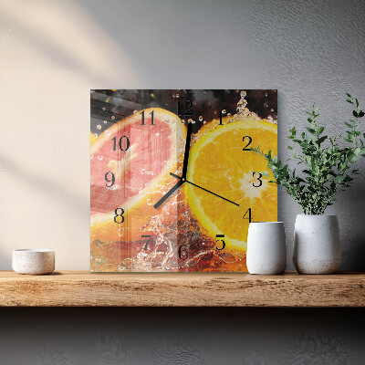 Reloj de vidrio Fruta
