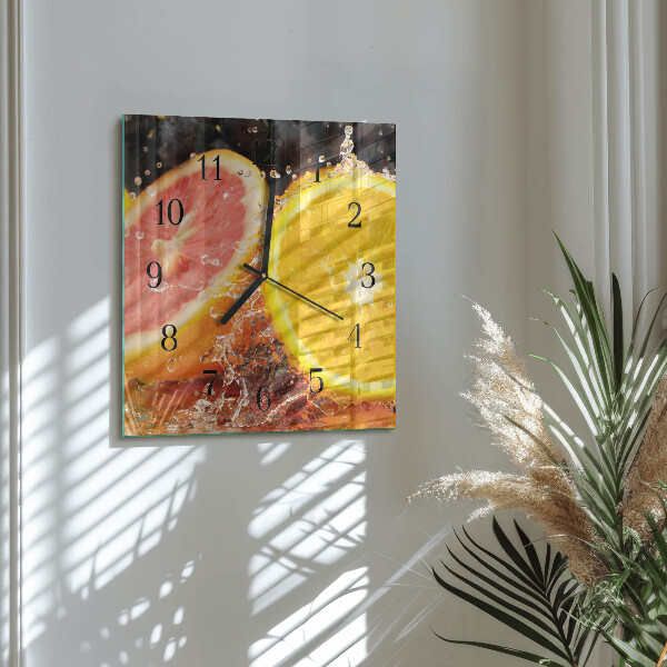 Reloj de vidrio Fruta